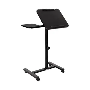 Seville Height Adjustable Tilting Sit-Stand Computer Desk Cart