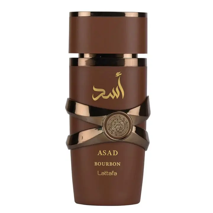 Lattafa | Asad | Bourbon | Unisex Fragrance | 100 ML 3.4 OZ | Eau De Parfum | Cacao - Nutmeg & Davana