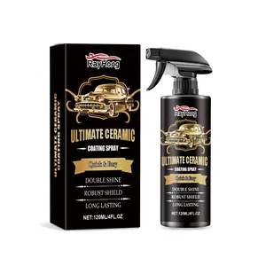 Rayhong Ultimate Ceramic Coating Spray 120ml - Quick Waxing Anti-fouling Brightening Maintenance Agent for Car Surface Protection with Sodium Bicarbonate & Lauryl Ether-7