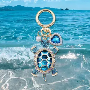 Unique turtle keychain