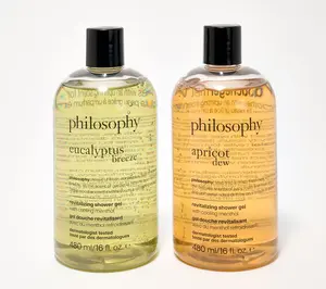 philosophy revitalizing & deoderizing shower gel 16oz duo