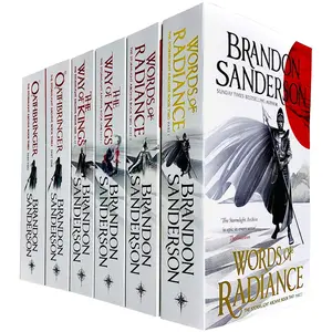 The Stormlight Archive Series 6 Books Collection Set by Brandon Sanderson (Words of Radiance Part 1 & 2, The Way of Kings Part 1 & 2 & Oathbringer Part 1 & 2) Paperback
