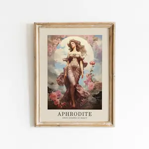 [UNFRAMED POSTER] Aphrodite Greek Goddess Of Beauty Poster - Complimentary Delivery