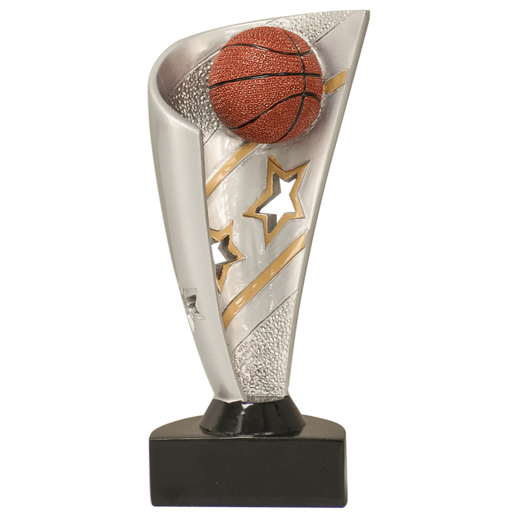 Basketball Trophy Award - Banner Resin, 7-8.5 in