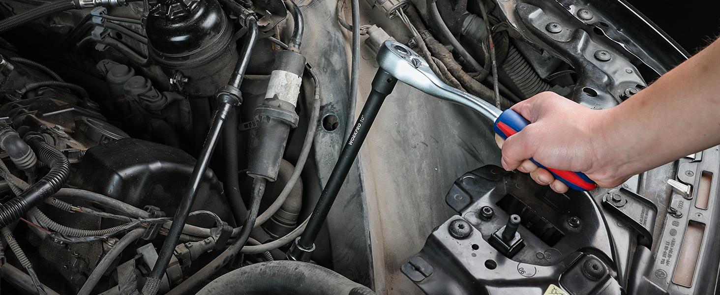 #SpringGlowUp WORKPRO 18-Pack Impact Socket Extension Set, Includes Socket Adapters, Ratchet Extension Set, Socket Extension Bar, Swivel Universal Joints and Impact Coupler, 1/4", 3/8" & 1/2" Drive #SpringGlowUp WORKPRO 18-Pack Impact Socket Extension Set, Includes Socket Adapters, Ratchet Extension Set, Socket Extension Bar, Swivel Universal Joints and Impact Coupler, 1/4", 3/8" & 1/2" Drive