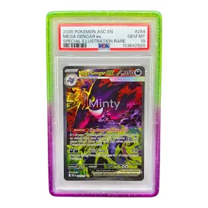Minty Guard - Acid - Prism Series PSA Slab Protectors for Standard Graded Cards Durable Bumper-Style Protection Easy Snap-On Installation