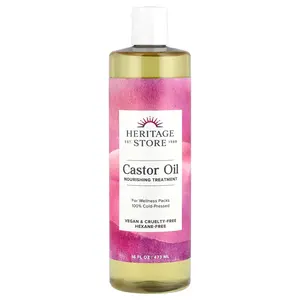 Heritage Store Castor Oil, 16 fl oz (473 ml)