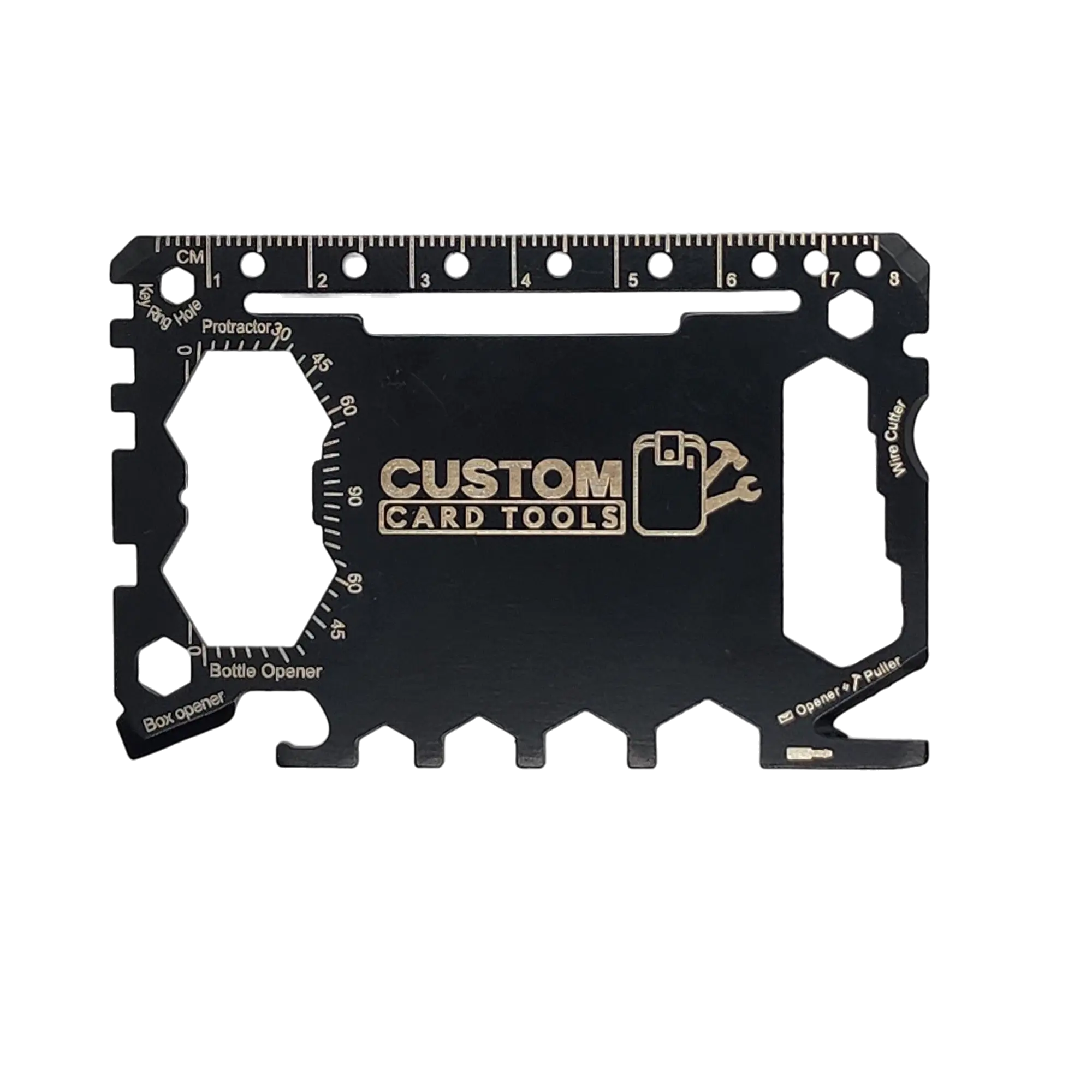 Personalized Multi Tool Card - Laser etched. EDC tool Stainless Steel
