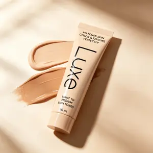 Luxe Auto Color Adjust Blend Foundation - Adaptive Tone Matching, Buildable Coverage, Natural Flawless Makeup Finish