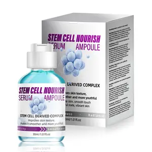 Facial Stem Cell Serum, Micro Needle Essence, Tightening Facial Serum, Facial Skin Firming, Youthful Skin, Use with Microneedle or Alone, Firming Face Serum, Elastic Firming Ampoules