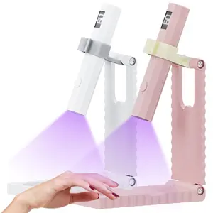 Compact Electric Nail Drill File - 3 Modes, LED Display & 12 Nail Drills, Rechargeable Portable Nail Machine Kit Manicure Pedicure Tools, UV Led