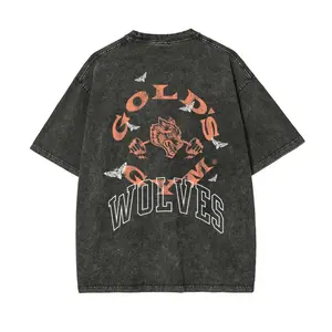 Sport Gold Gym Oversized Tee Oversize Unisex Washed T-Shirt for Women and Men's Unisex Fit Batik Cotton Oversize Streetwear Menswear  Super Soft Pre-Shrunk