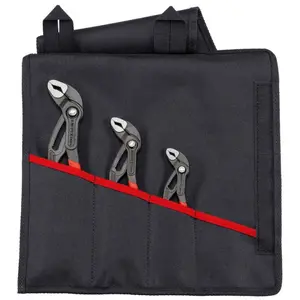 Knipex KNP001955S8 Cobra Pliers Set in Tool Roll - 3 Piece