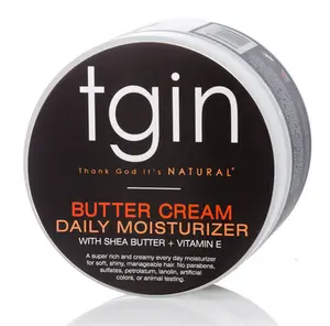 Tgin Butter Cream Daily Moisturizer, 12 oz Shea Haircare Treatment - Hydrating, Smooths Strands, Ideal for Selfcare & Style Setting