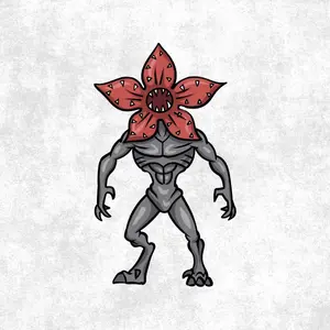 Stranger Things Vinyl Decal – Minimal Cute Cartoon Sticker, Durable Waterproof Designr Sticker, Gift for Sticker Loversr – Cute Aesthetic Cartoon Decal, Waterproof Laptop Phone Car Sticker, Gift f