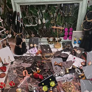 Vintage-Now Grab Bags of 5 Pairs Earrings  Grab Bag Assorted Styles and Designs for Everyday Wear