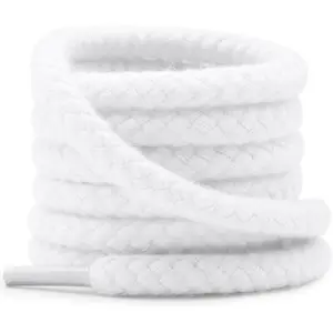 Thick Round Rope Shoelaces: Chunky Shoe Laces for Sneakers - 2 Pair