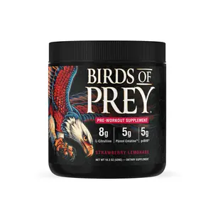 Cleanform Nutrition Birds of Prey Stim-Free Pre-Workout | Zero Caffeine Evening Friendly Formula | goBHB® Ketones & 8g L-Citrulline for Energy & Pumps - 60ct