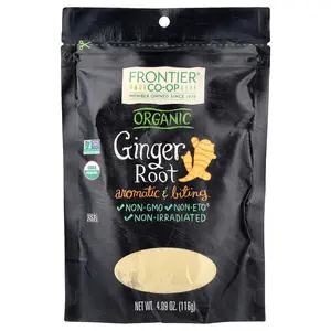 Frontier Co-op Organic Ginger Root, 4.09 oz (116 g)