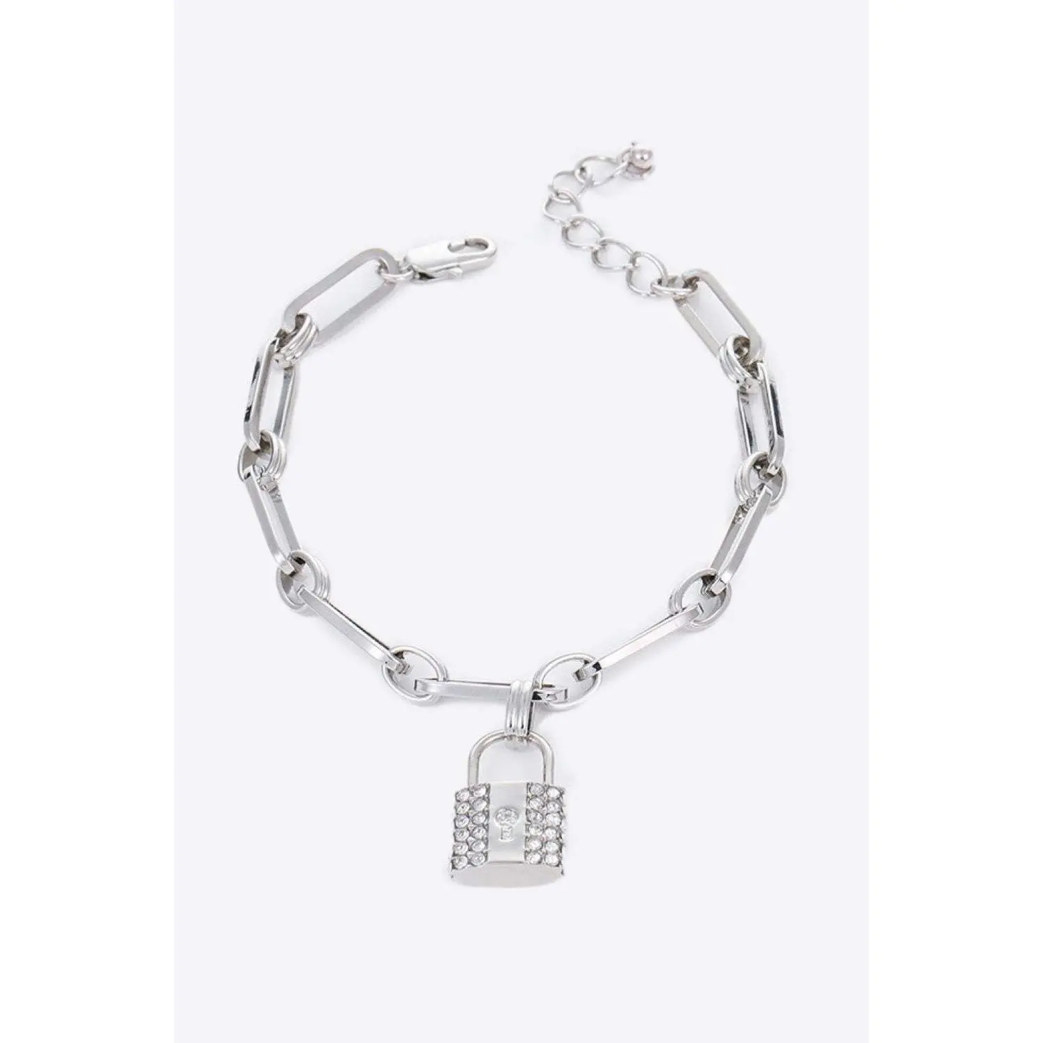 Lock Charm Chain Bracelet