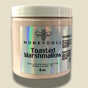 Premium Toasted Marshmallow Emulsified Body Butter - Paraben-Free - Body Care