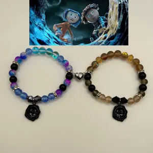 Coraline x Wybie matching bracelets