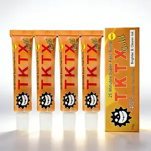 TKTX topical cream for tattoos, suitable for tattoo application and waxing; micro-dosing wintergreen-based anesthetic gel | 10 g per tube, long-lasting numbness.