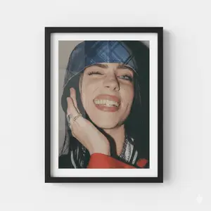 Bi Poster,Eilish Wall Art,Modern Music Wall Art Home Aesthetic Decor Poster Print Glossy Matte unframed canvas poster Decoration Photo