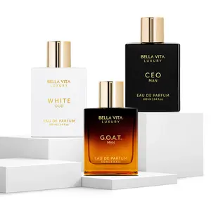 BellaVita Luxury The Authority Trio CEO Man White Oud and GOAT Eau De Parfum EDP Woody Musky and Fresh Scents Long Lasting Vegan and Cruelty Free Fragrances BellaVita Luxury The Authority Trio CEO Man White Oud and GOAT Eau De Parfum EDP Woody Musky and Fresh Scents Long Lasting Vegan and Cruelty Free Fragrances