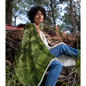 Mossy Green Tree Blanket