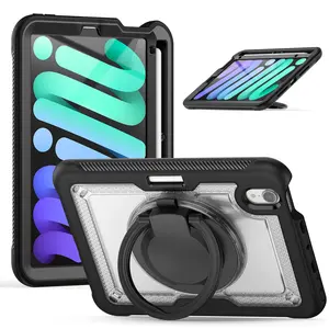 Shockproof Tablet Case with Stand & Pen Holder, 1 Count Tablet Protective Cover, Tablet Accessories Compatible with iPad Mini 6/7