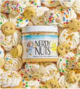 HOT-2026!!! nerdy nuts-Cookie Dough Cupcake Peanut Butter Treat
