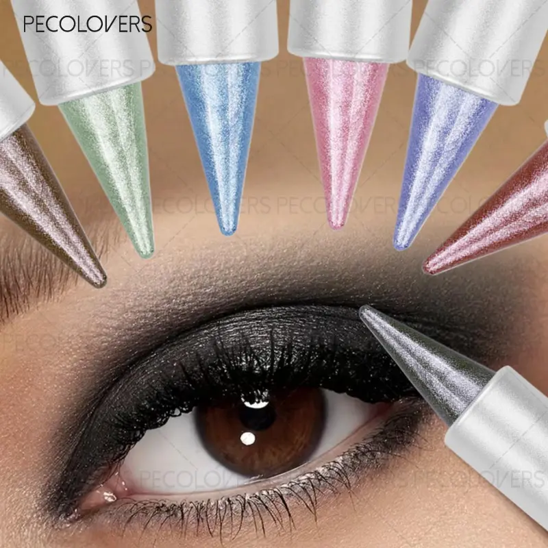 Glitter Eyeshadow and Eyeliner, Waterproof Swivel Retractable Wand, Long Lasting 24 Hours Fade Resistant, Perfect Valentine's Day Gift and Beginner Friendly, Eye Makeup Pen, Eye Makeup Products