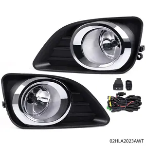 Lights Driving Bumper Lamp W/ Switch Fit For 10-11 Toyota Camry Clear Lens Fog