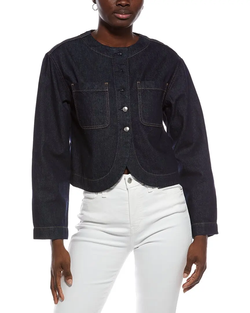 Madewell Curved Hem Button Jacket