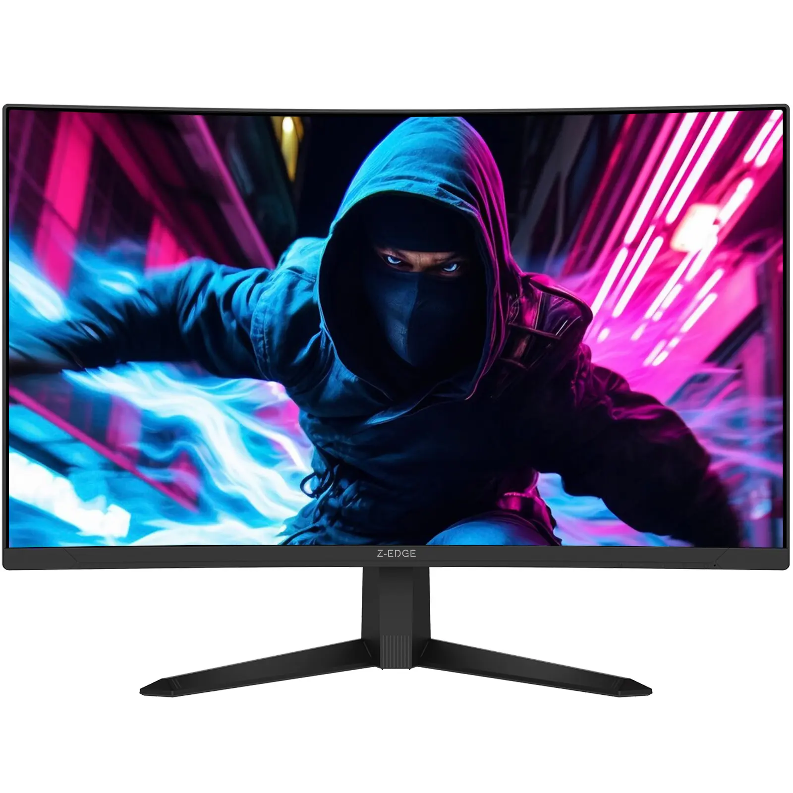 Z-EDGE 27" 300Hz Curved Gaming Monitor 1ms Response time HDR AMD Freesync 1080P Dual DP & HDMI Ports Crosshair For Pc Gamer