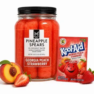 Georgia Peach/Strawberry | Viral Kool-Aid Pineapples