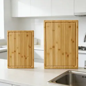 Rectangular Bamboo Tray, Snack Plate, Storage Plate, Coffee Plate, Suitable for Living Room, Dining Room, Hotel Guesthouse