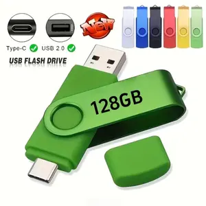 Rotatable USB Flash Drive, USB Memory Stick, Available in 128GB, 64GB, and 512mb Capacities, Portable Data Storage Solution, Ideal for On-The-Go Use
