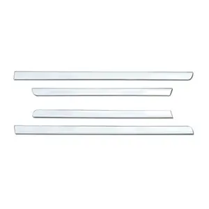 304 Polished Stainless Steel Tape-On Window Molding Sill Overlay Deco Compatible With 2003-2017 Expedition