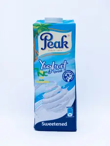 Peak Yogurt Plain Sweetened 1 Liter Yoghurt