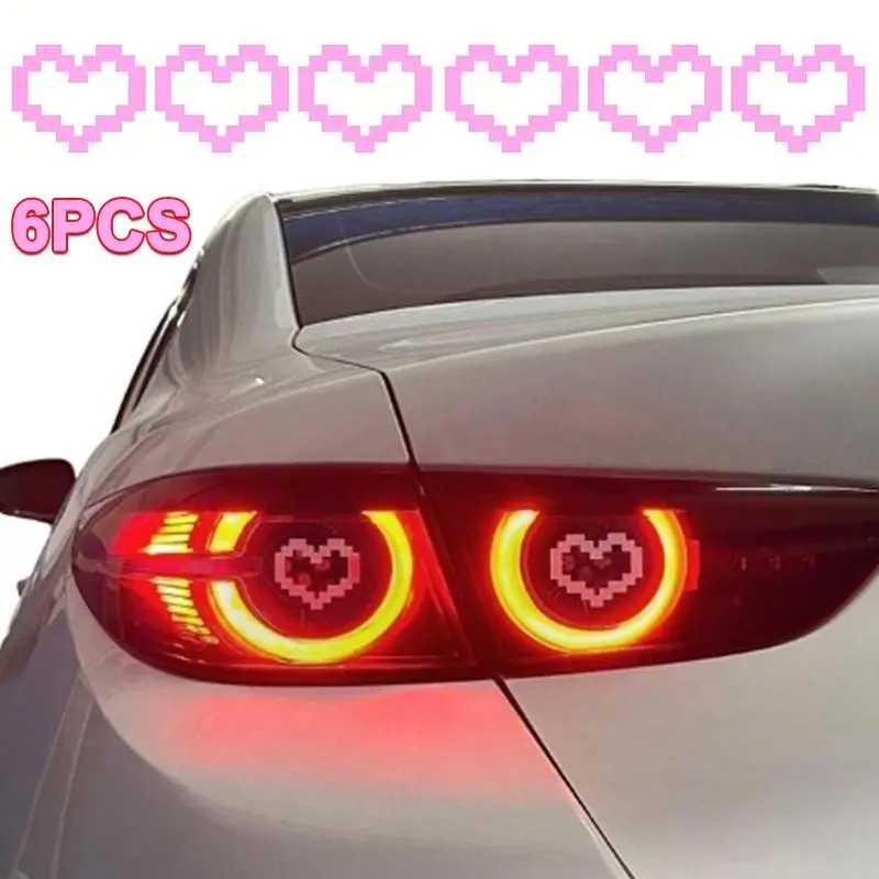 Car Tail Light Stickers, Cute Design for Various Car Models, Interior and Exterior Car Decor, Fashionable Car Accessories, Car Decorative Sticker, Vehicle Exterior Decoration, Car Decals, Rear Side Decal, Universal Car Sticker, Car Decorations