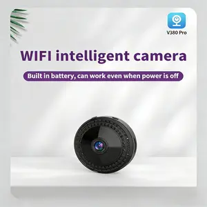 2mp Mini Smart Wireless Camera, IR Night Vision, Rechargeable Lithium Battery, Remote Viewing Via APP, Compatible with Alexa, Home Security Camera, Video Surveillance Camera