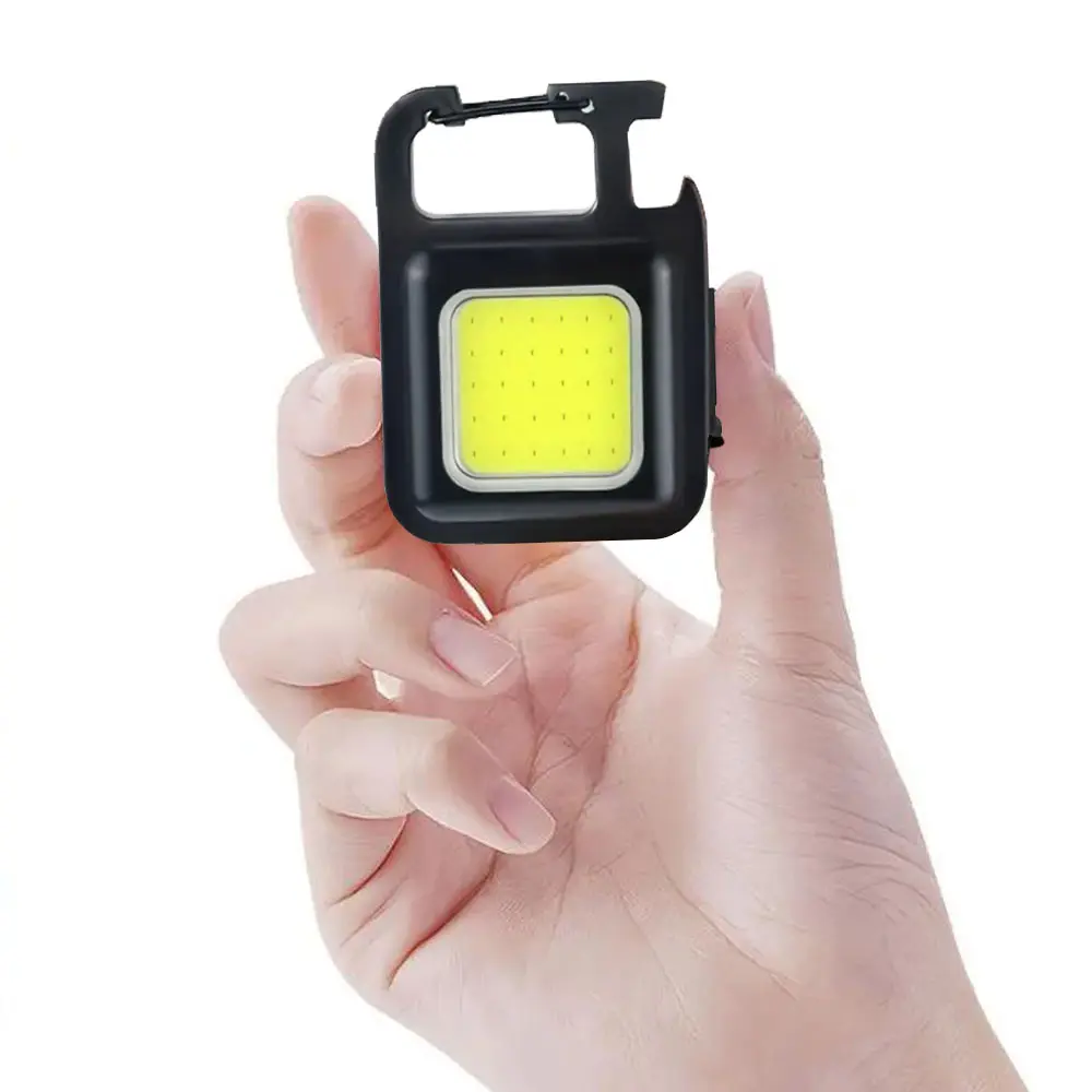COB Keychain Light, Handheld Mini LED Flashlight, Rechargeable Led Flashlights, Rechargeable Portable Spotlight, Outdoor Handheld Spotlights, Magnetic Outdoor Camping Lamp, USB Rechargeable Flashlight