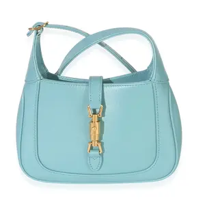Dusty Azure Boarded Dyana Lux Calfskin Mini Jackie 1961 Hobo