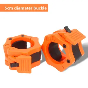 Quick Release Barbell Collars - 2-Inch Olympic Bar Compatible Secure Weight Clamp Accessories for Strength Training
