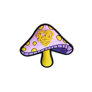 KimChi Chic Shoe Charms - Fun Mushroom Design for Footwear, Comfort, and Decor