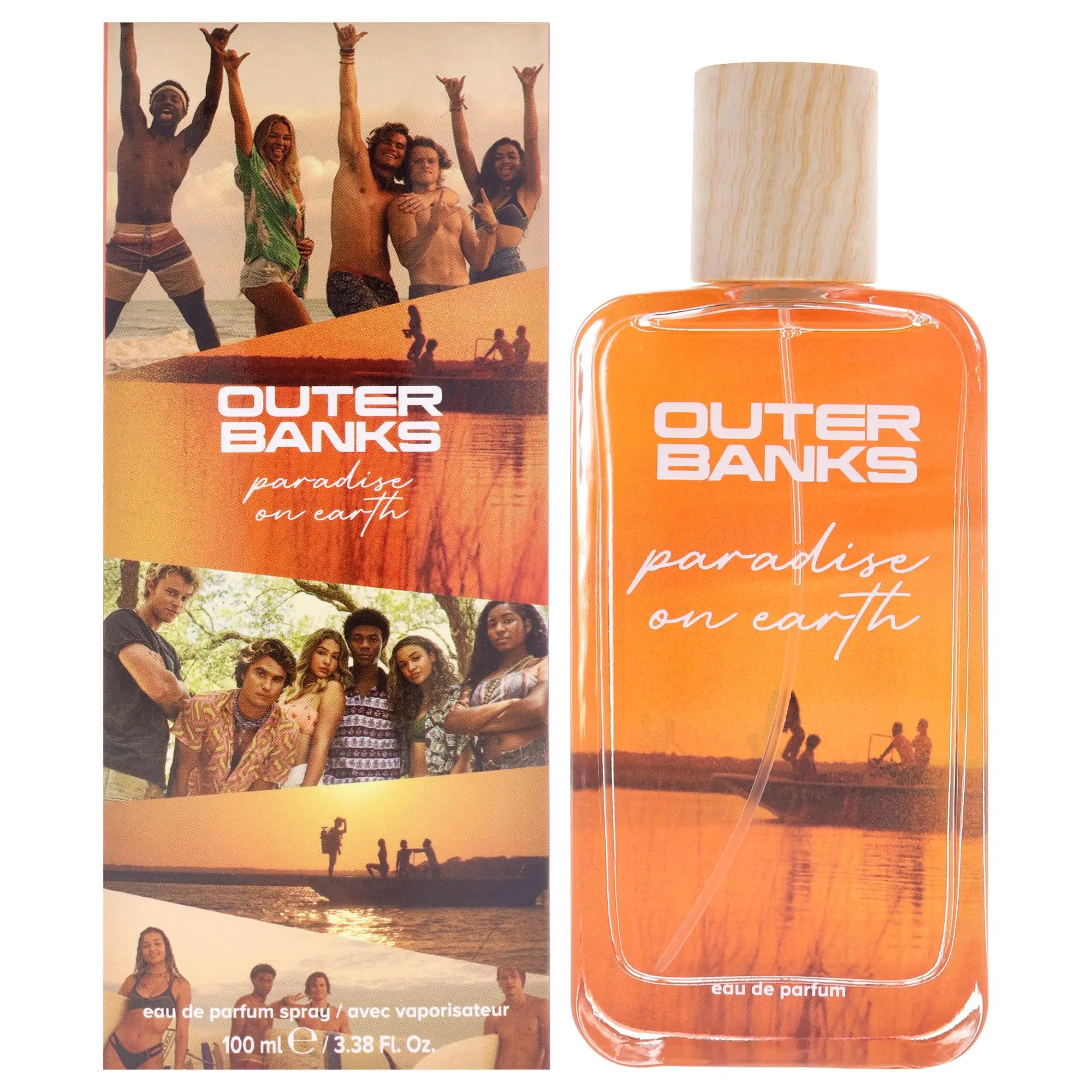 Unisex Paradise On Earth Tropical Vibe EDP Spray Perfume by Outer Banks - 3.38 oz (100ml) with Vaporizer Cap