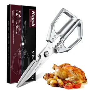 Huusk knives Multi-Purpose Kitchen Scissors – Stainless Steel Heavy Duty Shears, Dishwasher-Safe Poultry/Meat Scissors for Bones, Food Prep, Japanese Steel– Perfect Father's Day  Gift!