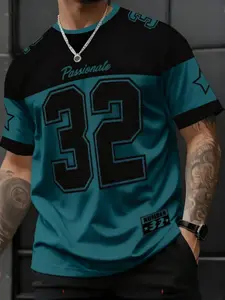 Men's Short Sleeve Striped Fitted Casual Top, Breathable Summer Wear, All-Season Clothing, Comfortable Daily